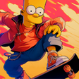 Icône du programme : Bart Simpson Live Wallpap…