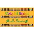 Colorful Braids With Flowers