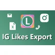 IG Likes Export