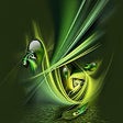 Ícone do programa: Green Wallpapers 3D - New…