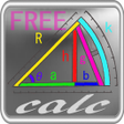 プログラムのアイコン：円弧三角計算　FREE