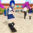 Anime Girl School Life Sim icon