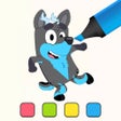 프로그램 아이콘: Blue Bingo Coloring ASMR