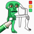 Biểu tượng của chương trình: Braindot Color: Draw Mons…