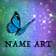 Programikonen: Glitter Name Art Maker