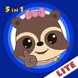 ไอคอนของโปรแกรม: Candy Raccoon Balloons Li…