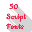 50 Script Fonts
