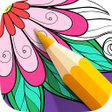 程序图标：Color Therapy Pages - Flo…