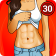 ไอคอนของโปรแกรม: Six Pack Abs Workout 30 D…