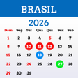 プログラムのアイコン：Brasil Calendário 2023