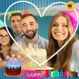 Birthday video with photos and music