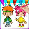 Programikonen: Toca Boca Coloring Life