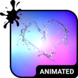 أيقونة البرنامج: Heart Splash Animated Key…