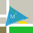 ไอคอนของโปรแกรม: GPS Map Ruler - Distance …