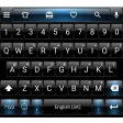 Dusk BlackBlue Emoji Keyboard