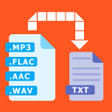 程序图标：Audio to text recognition