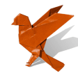 Origami birds. Schemes instru