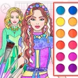程序图标：College Girl Coloring Dre…