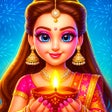 Biểu tượng của chương trình: Indian Doll Diwali Celebr…