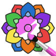 Symbol des Programms: Coloring book  Paint