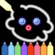 ไอคอนของโปรแกรม: Draw and Paint Day  Night…
