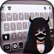 Devil Mask Girl Keyboard Theme