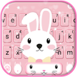 Иконка программы: Pink Cute Bunny Keyboard …
