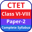 CTET Exam Paper 2 CLASS 6-8