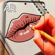 ไอคอนของโปรแกรม: AR Drawing Lessons: Sketc…