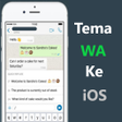 Ikon program: Cara Tema WA ke iOS