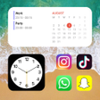 プログラムのアイコン：Launcher iOS 17