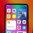 Biểu tượng của chương trình: Launcher iOS 17