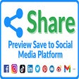 프로그램 아이콘: Share Preview Save to Soc…