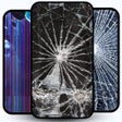 プログラムのアイコン：Cracked Screen wallpaper …