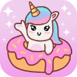 Unicorn Donut: Drop  Merge