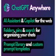 ChatGPT Prompt Library, Templates and Folders