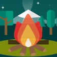 Icône du programme : 焚き火チャット - 癒しのつぶやきメッセージ