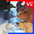 أيقونة البرنامج: Wolf Fights Woodland Anim…