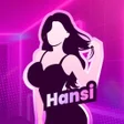 أيقونة البرنامج: Hansi - Live Call  Friend…