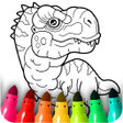 ไอคอนของโปรแกรม: Dinosaur Coloring Book Gl…