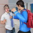 High School Bully Gang Fight