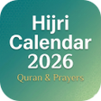 Icoon van programma: Hijri Calendar 2026: Qura…