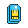 Ícone do programa: Virtual Number for Telegr…