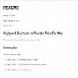 Programikonen: Keyboard Shortcuts to Reo…