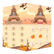 Programikonen: AppLock Theme Eiffel Towe…