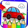 Иконка программы: Cars Coloring Book & Draw…