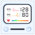 Programın simgesi: Blood Pressure Log-HR Mon…