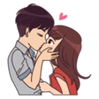 Ícone do programa: Love Stickers for whatsAp…