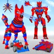 أيقونة البرنامج: US Police Dog Robot Games