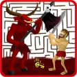 Escape the Minotaur s maze - Free Action Myth Game